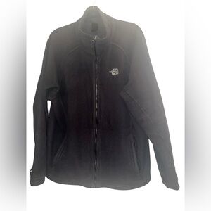 3X The North Face Black Zip-Up Fleece Jacket